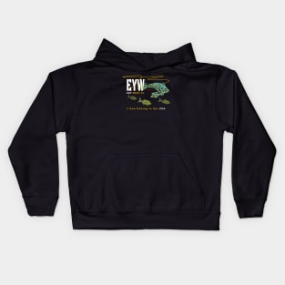 Key West FL., I love fishing in the USA, EYW Kids Hoodie